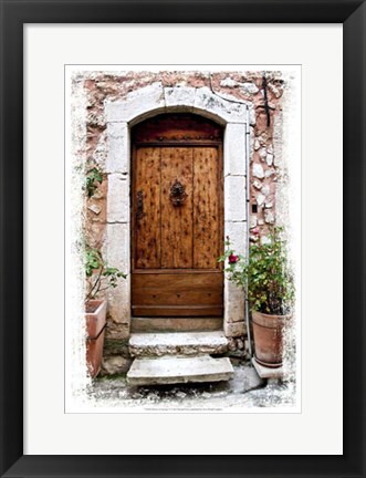 Framed Doors of Europe V Print