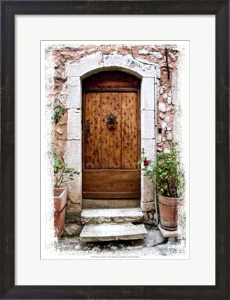 Framed Doors of Europe V Print