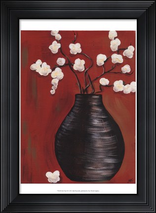 Framed Zen Vase II Print