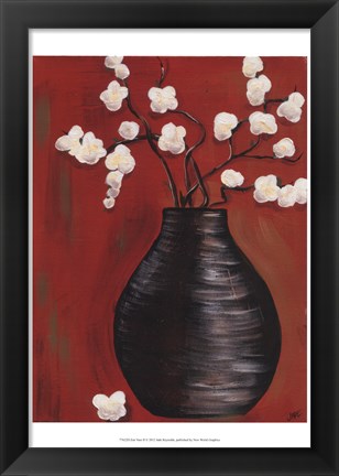 Framed Zen Vase II Print