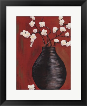 Framed Zen Vase II Print