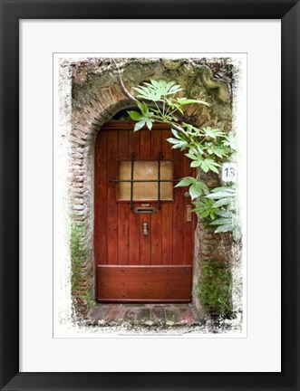 Framed Doors of Europe XV Print