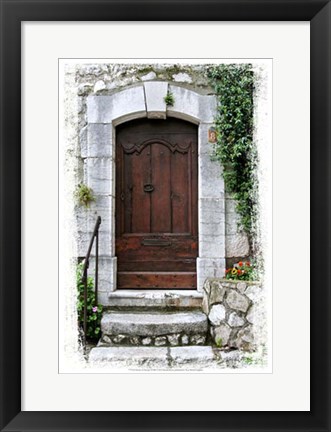 Framed Doors of Europe XVIII Print