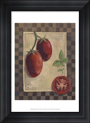 Framed Veggies &amp; Herbs II Print