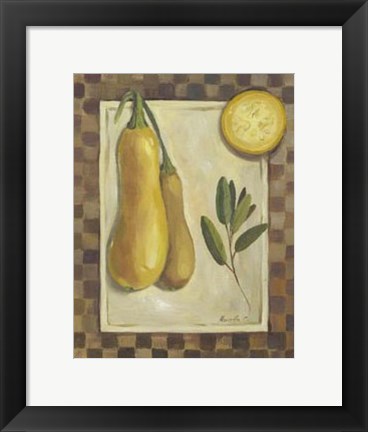 Framed Veggies &amp; Herbs III Print