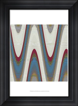 Framed Radio Waves II Print