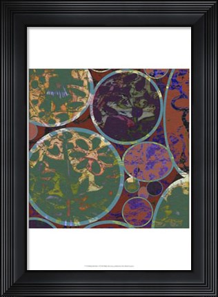 Framed B-Jeweled Deco I Print