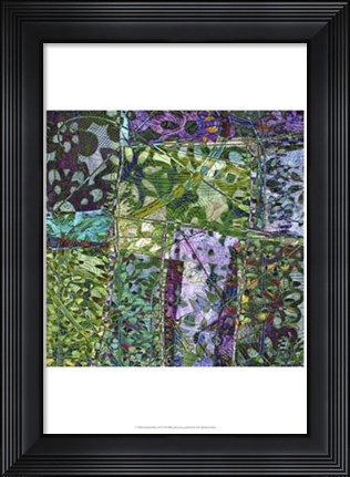 Framed B-Jeweled Deco IV Print