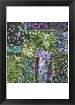 Framed B-Jeweled Deco IV Print