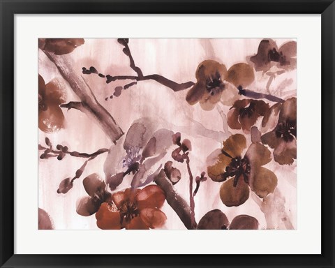 Framed Blossom Poetry II Print
