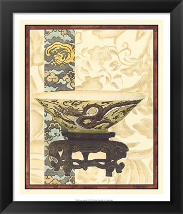 Framed Asian Tapestry I Print