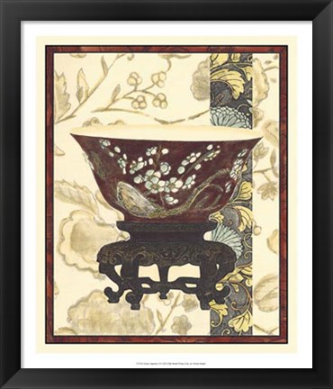 Framed Asian Tapestry II Print