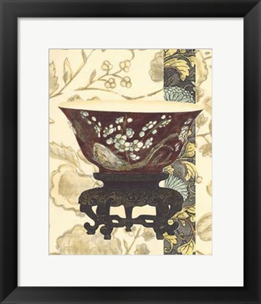 Framed Asian Tapestry II Print