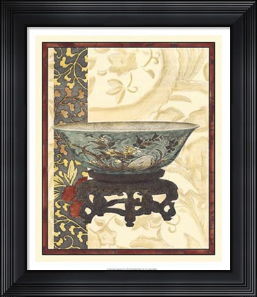 Framed Asian Tapestry III Print