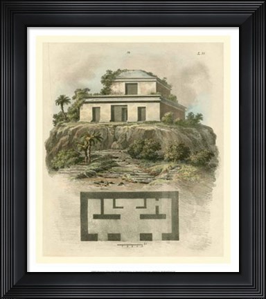 Framed Monuments of New Spain II Print