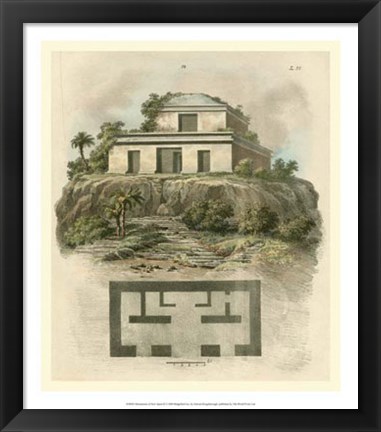 Framed Monuments of New Spain II Print