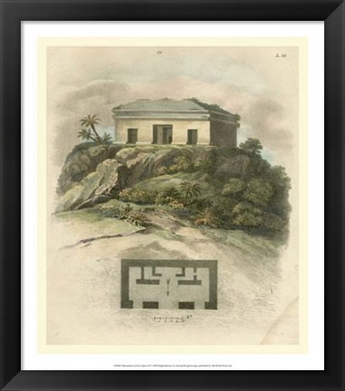 Framed Monuments of New Spain III Print