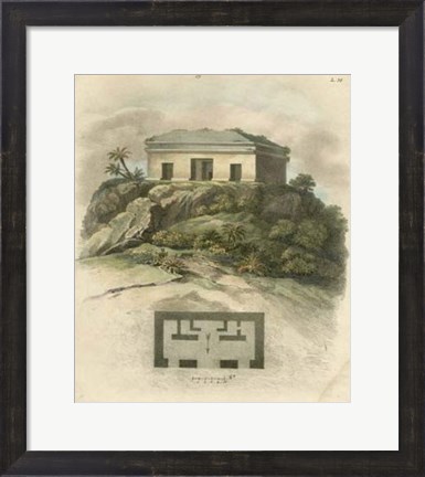 Framed Monuments of New Spain III Print