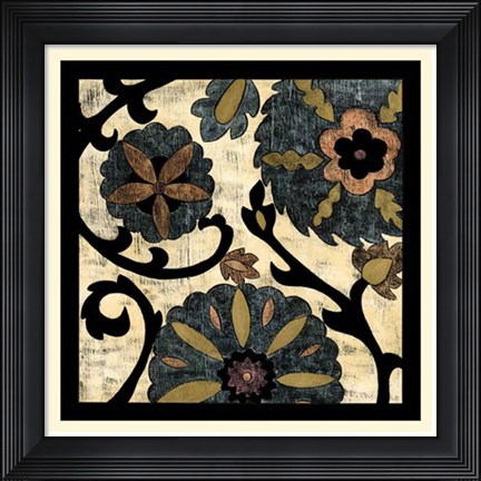 Framed Vintage Suzani II Print