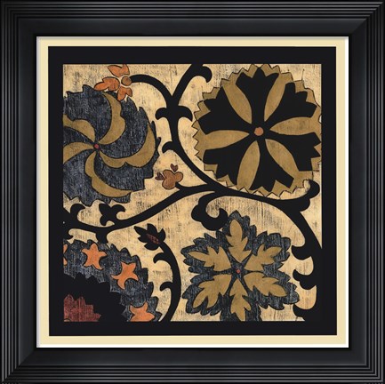 Framed Vintage Suzani III Print