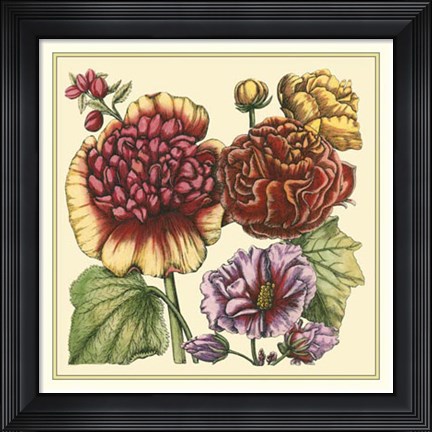 Framed Floral Spray I Print