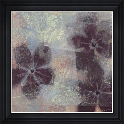 Framed Mauve Resonance II Print