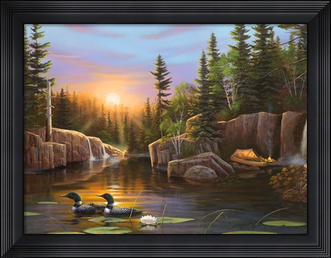 Framed Evening Solitude Print