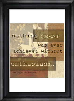 Framed Inspire IV Print