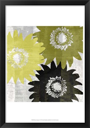 Framed Bloomer Squares I Print