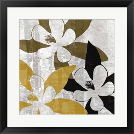 Framed Bloomer Squares III Print