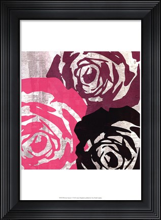 Framed Bloomer Squares V Print