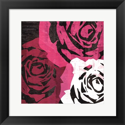 Framed Bloomer Squares VI Print