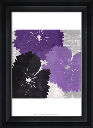 Framed Bloomer Squares IX Print