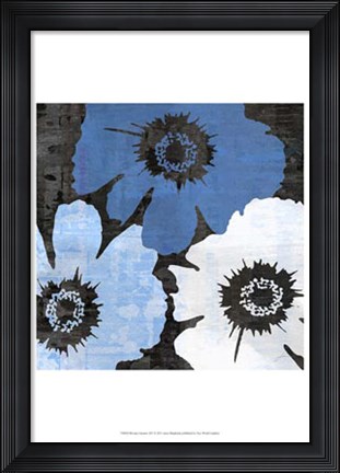 Framed Bloomer Squares XIV Print