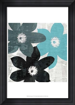 Framed Bloomer Squares XV Print