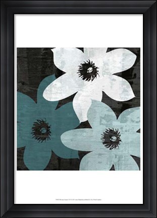 Framed Bloomer Squares XVI Print