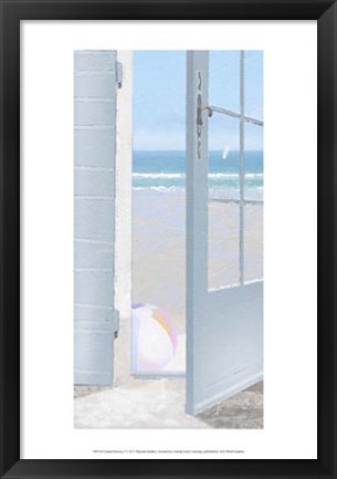 Framed Coastal Doorway I Print
