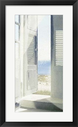 Framed Coastal Doorway II Print