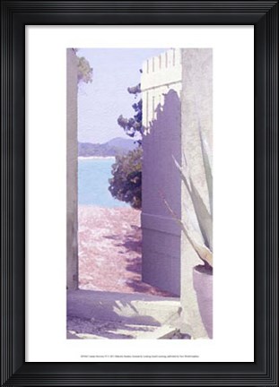 Framed Coastal Doorway IV Print