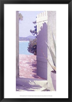 Framed Coastal Doorway IV Print