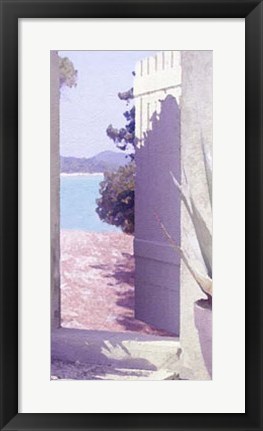 Framed Coastal Doorway IV Print