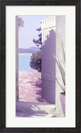Framed Coastal Doorway IV Print