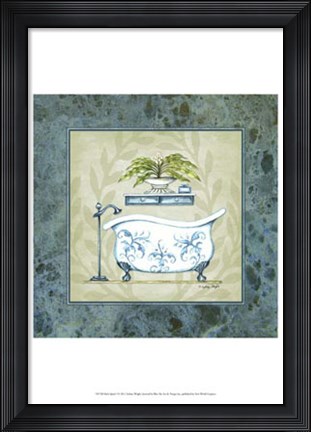 Framed Bath Splash I Print