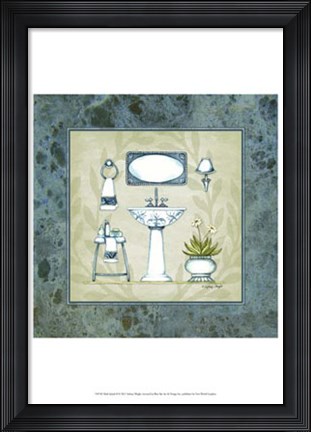 Framed Bath Splash II Print