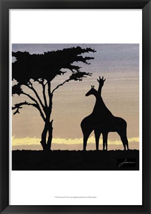 Framed Savanna IV Print