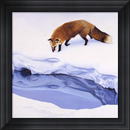 Framed Winter Poem Print