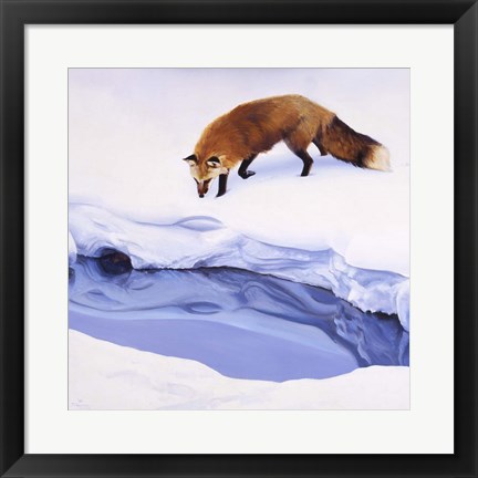 Framed Winter Poem Print