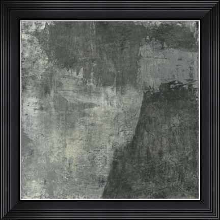 Framed Gray Abstract I Print