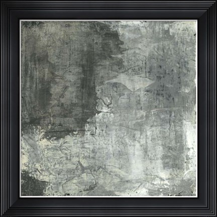 Framed Gray Abstract II Print