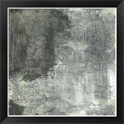 Framed Gray Abstract II Print